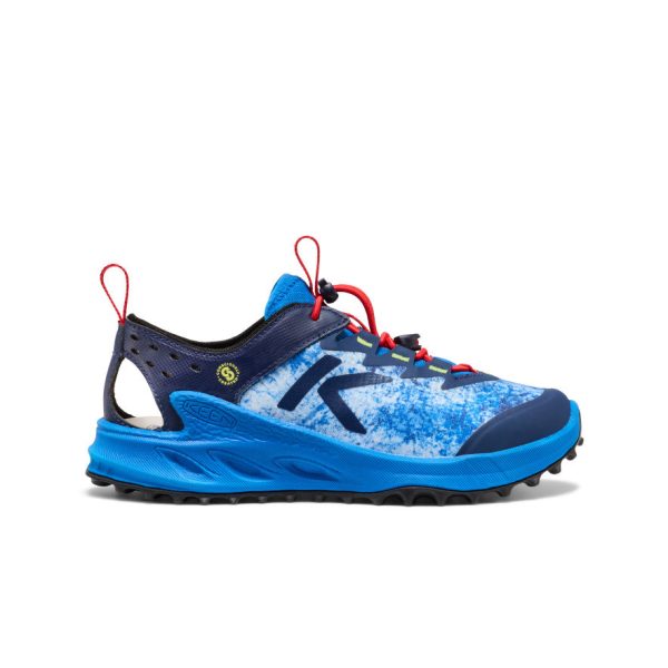 Big Kids' Zionic ADV Sandal  |  Precious Blue/Racing Red