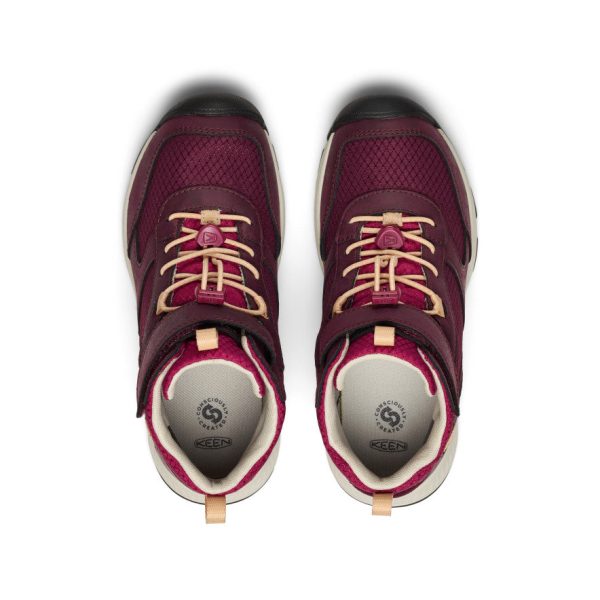 Big Kids' Skua Waterproof Boot  |  Fig/Peach Fuzz