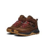 Little Kids' Hightrail Waterproof Hiking Boot  |  Dark Earth/Garnet