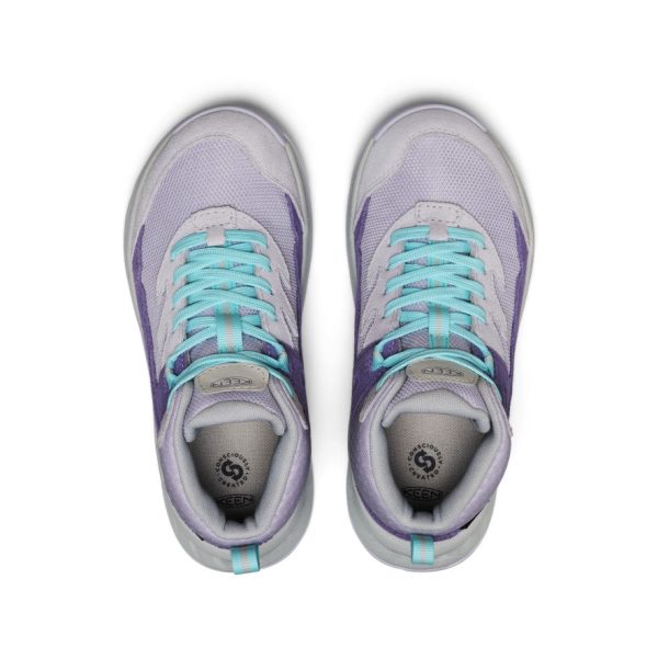 Big Kids' Hightrail Waterproof Hiking Boot  |  Purple Haze/Thistle