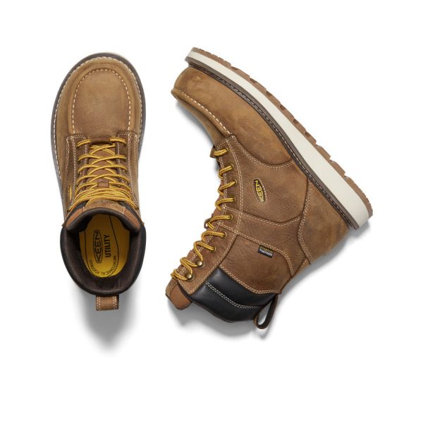 Men's Cincinnati 8 Waterproof Boot (Carbon Toe)  |  Belgian/Sandshell