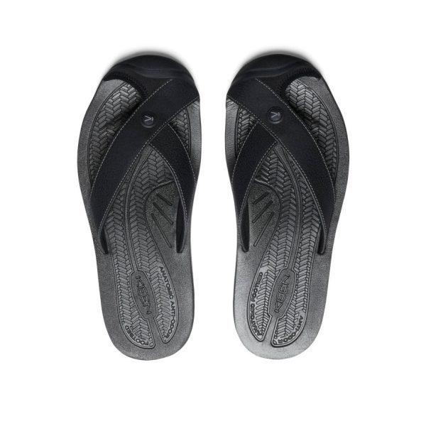 Men's Barbados Flip-Flop  |  Black/Steel Grey