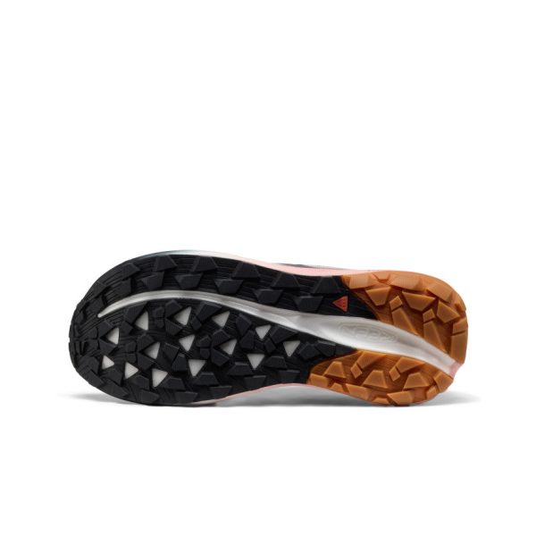 Women's Seek Trail Running Shoe  |  Black/Sunset Sand