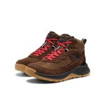 Big Kids' Hightrail Waterproof Hiking Boot  |  Dark Earth/Garnet