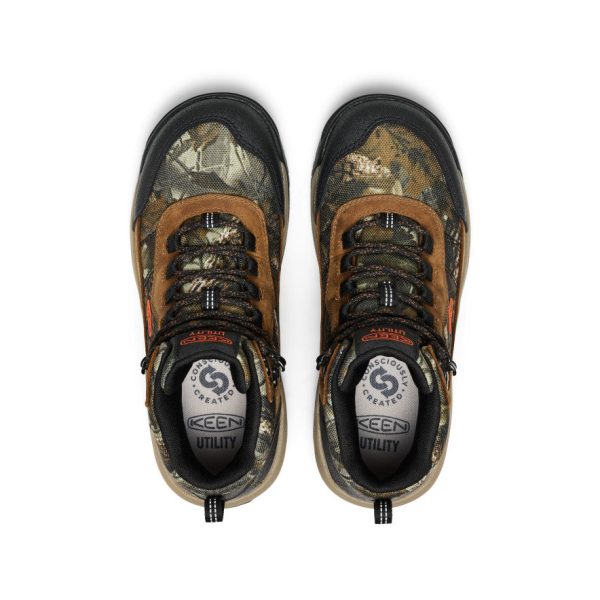 Women's Skokie Waterproof Work Boot (Soft Toe)  |  Camo/Black