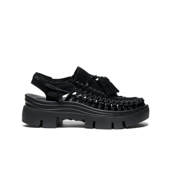 All Gender UNEEK PLT Tassel Sneaker  |  Black/Black
