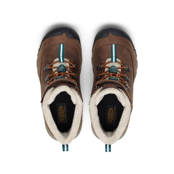 Big Kids' Kanibou Waterproof Winter Boot  |  Dark Earth/Roasted Pecan